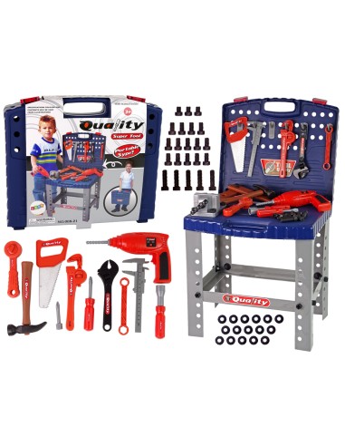 Set of Quality Tool for Children with a Case Driller Workbench