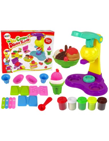 Ice Cream Double Twister Color Clay Play Dough Kit