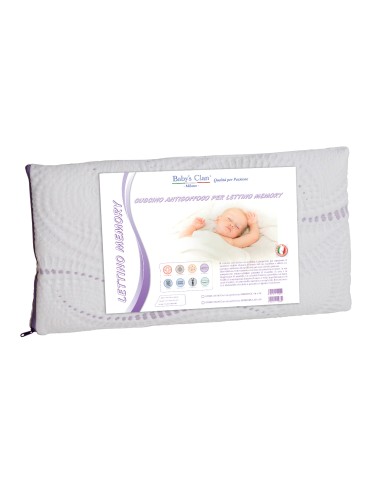 Bio-Rigena - Cuscino lettino in memory foam con rivestimento 3D – Baby’s Clan