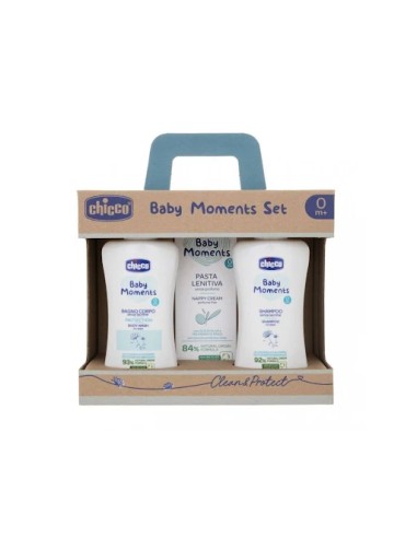 Baby moments set con  pasta lenitiva