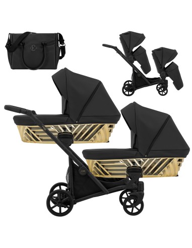 Passeggino gemellare IVENTO GLAM 2in1